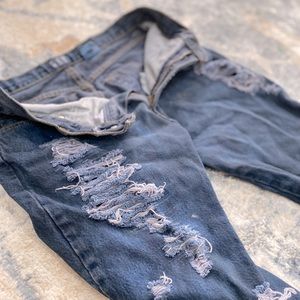 GAP Distressed Blue Jeans